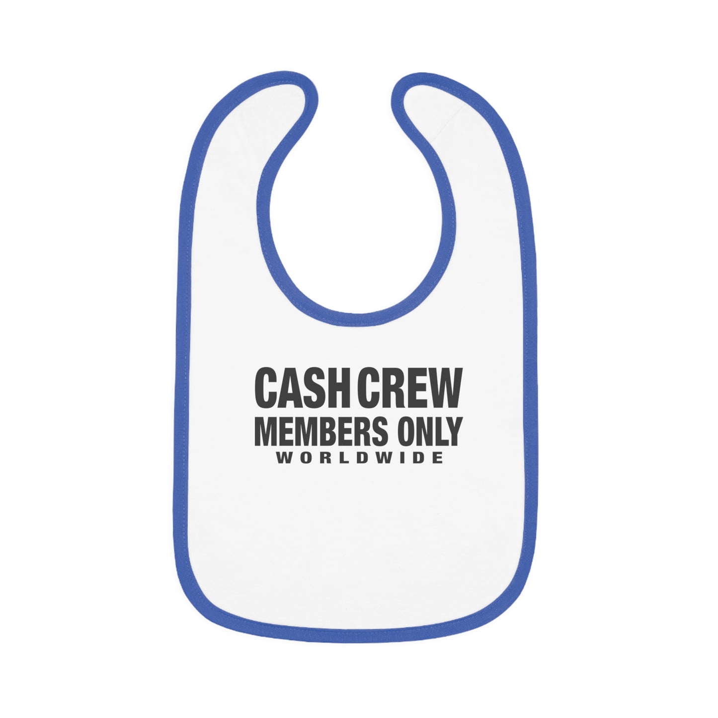 Cash Crew Members Only Baby Bib