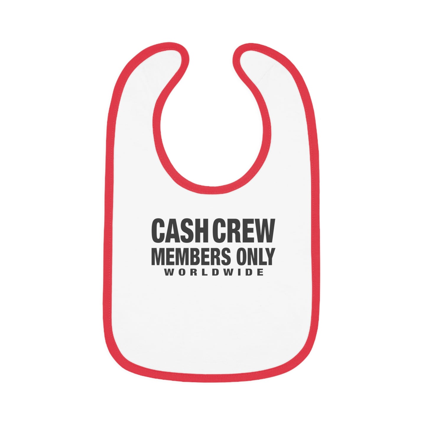 Cash Crew Members Only Baby Bib