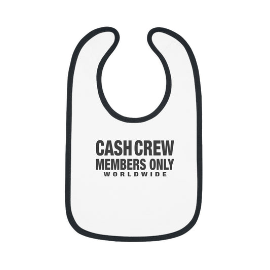 Cash Crew Members Only Baby Bib