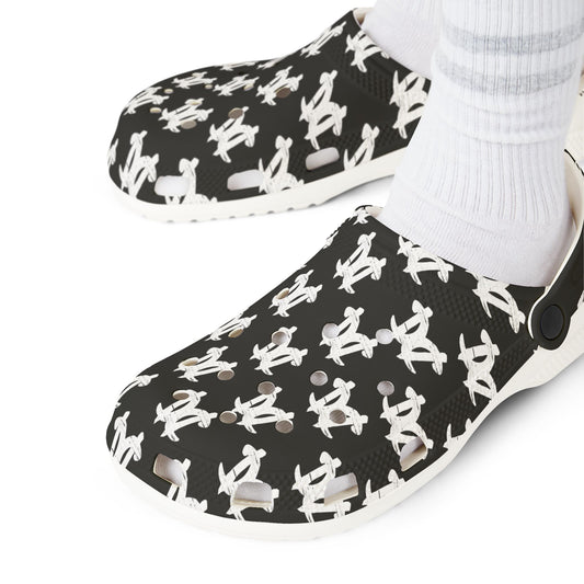CC'Black/White'Clogs