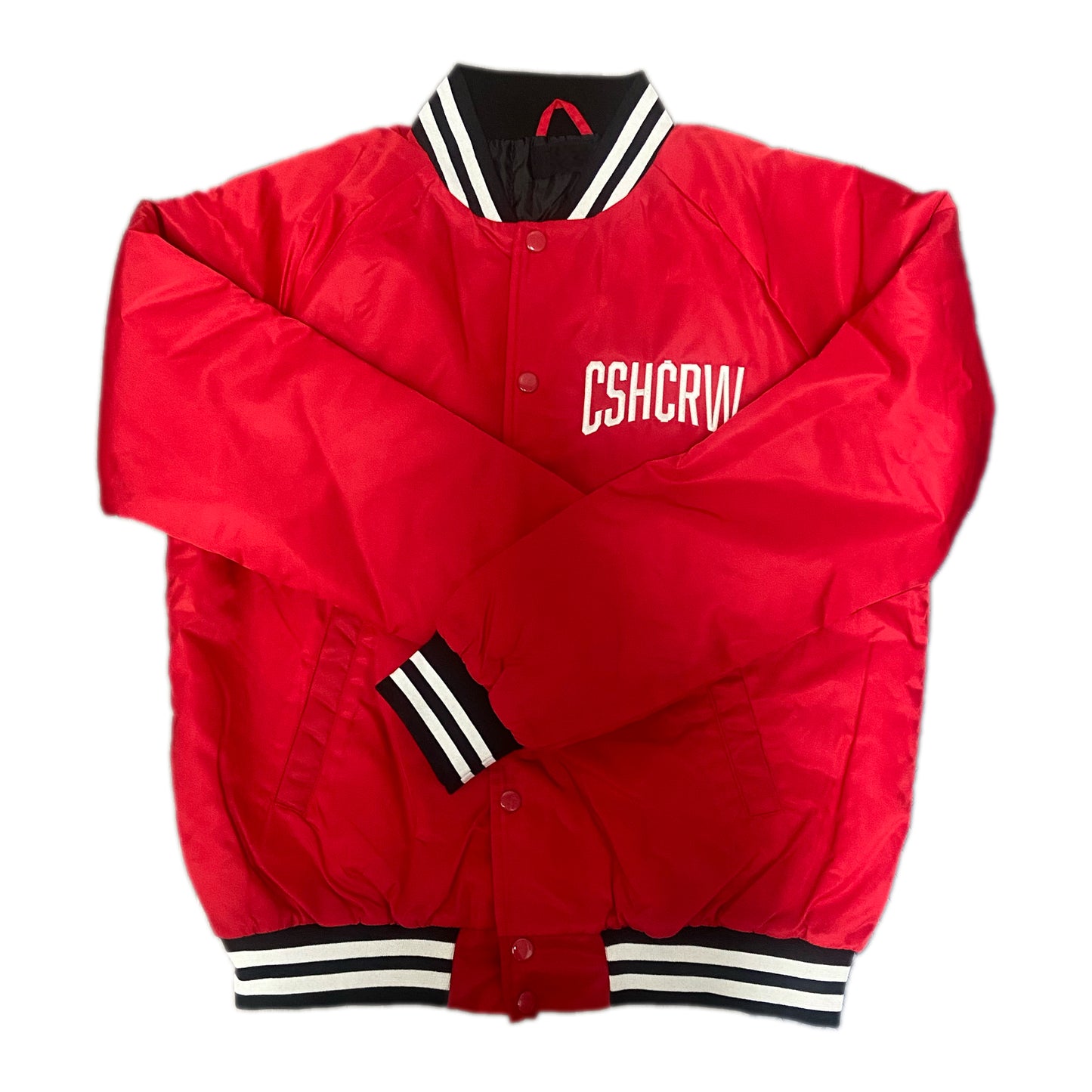 CshCrw Varsity Jacket' Red